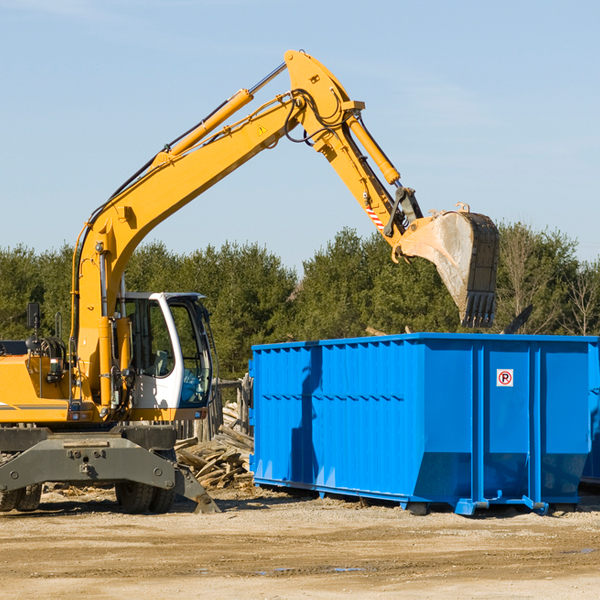 are there any restrictions on where a residential dumpster can be placed in Waverly Minnesota